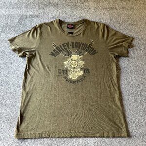 Harley-Davidson Motorcycles Indianapolis 40th Anniversary 2018 T-Shirt Size L